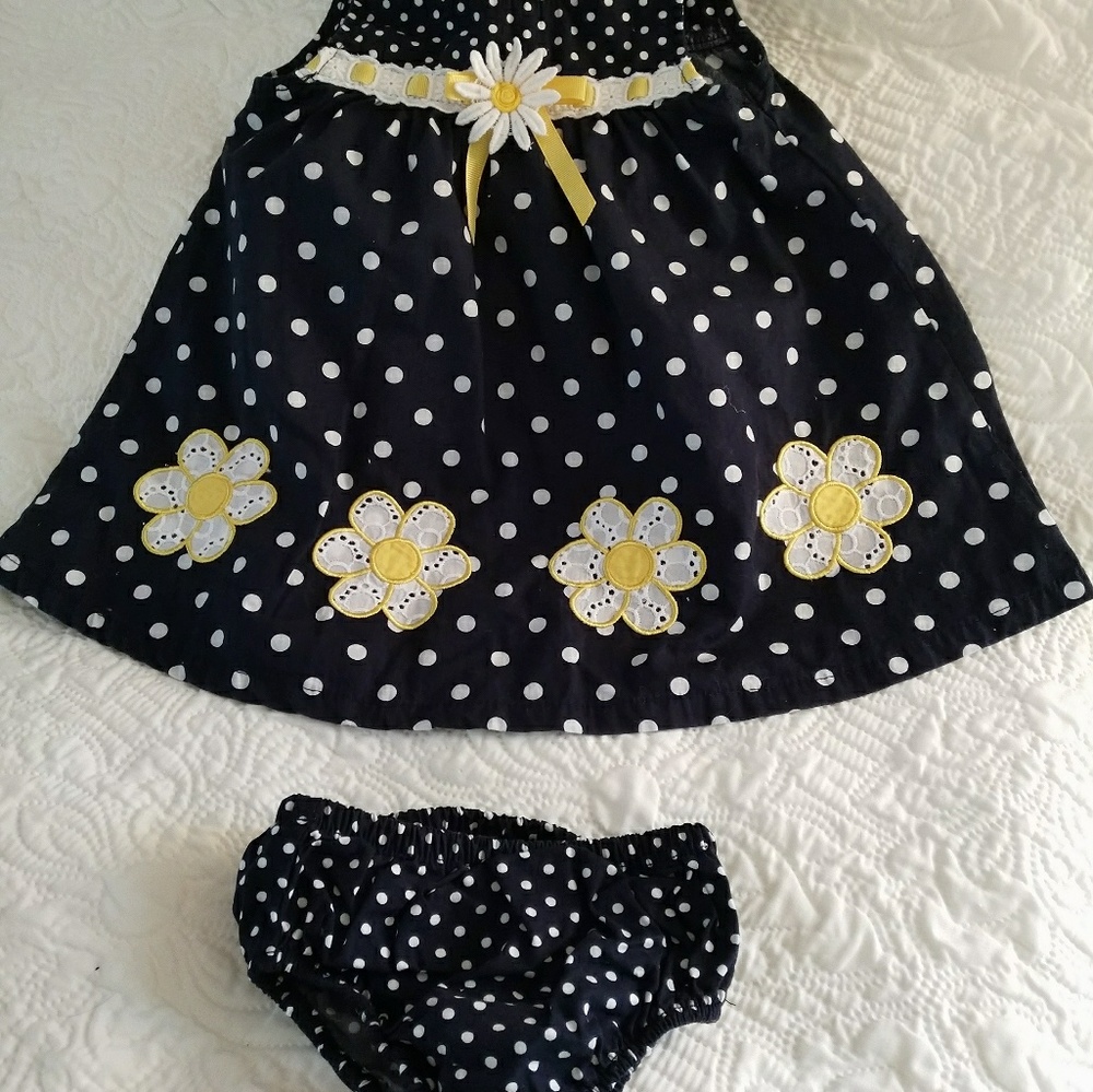 Classic navy summer dress